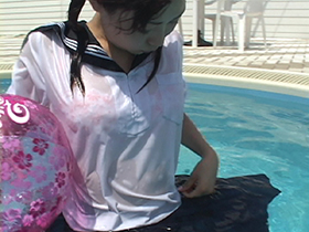 濡れて透ける着衣と下着3　サンプル画像15